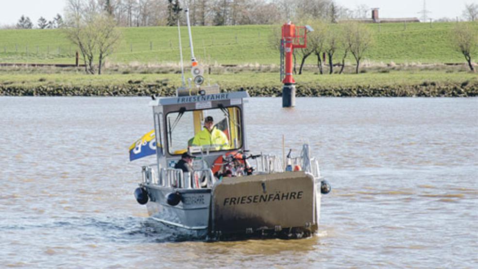 Startklar: Die Friesenfähre ist bereit für die neue Saison. © Archivfoto: Hanken