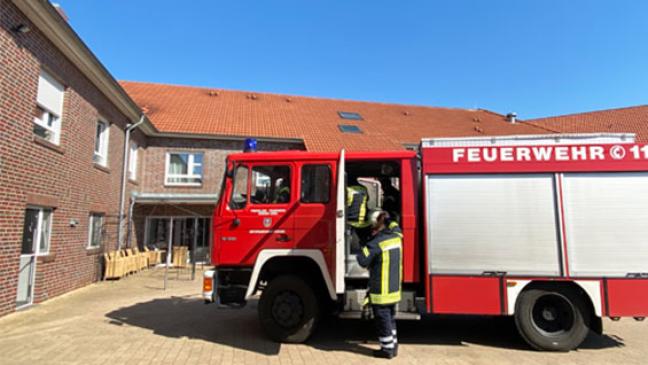 Feuerwehr-Einsatz bei der Seniorenresidenz