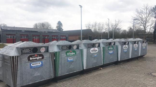 Neuer Standort für Glascontainer in Weener