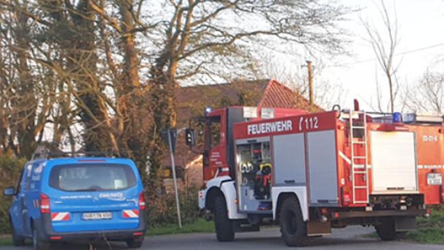 Gasleitung zerrissen