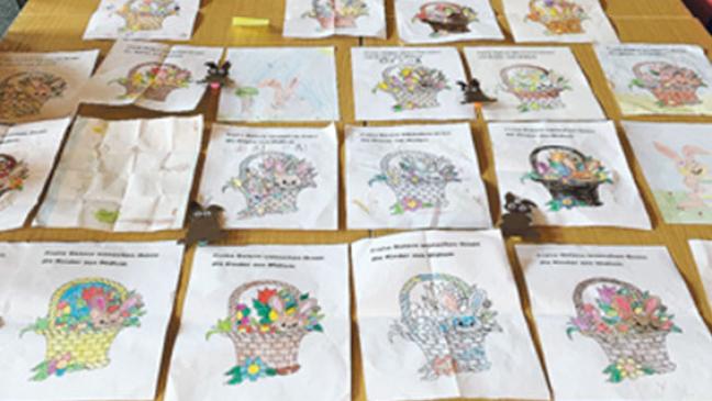 Bunte Ostergaben für Midlumer Senioren