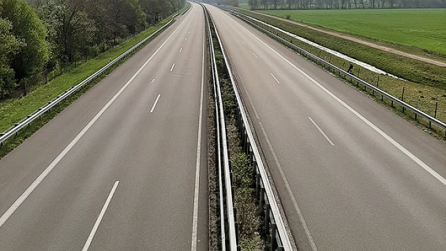 Spur ins Nichts: Kaum Osterverkehr auf den Autobahnen