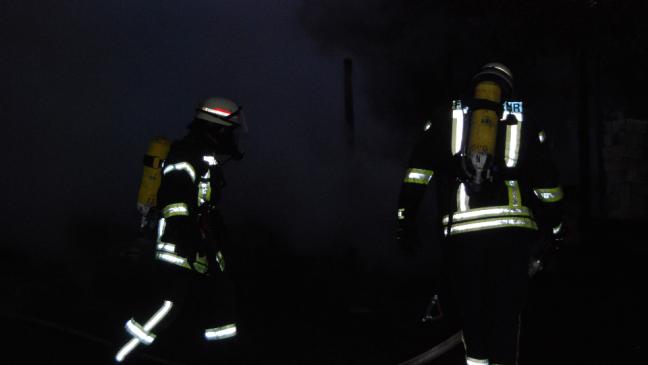 »Dieler Alpen«: Feuer zerstört Schuppen