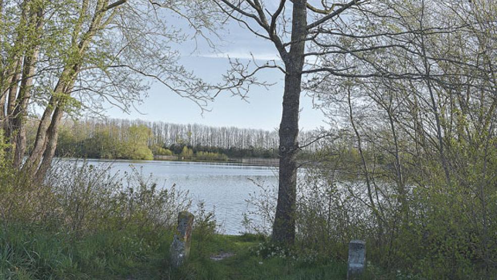 An der Nordseite des Badesees und Erholungsgebietes »Beertsterplas« in Beerta (Gemeinde Oldambt) wurden acht Fässer mit Chemikalien illegal entsorgt. © Foto: Kuper