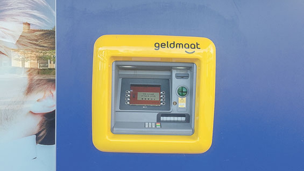 In Beerta in den Niederlanden steht dieser hochmoderne Geldautomat der Firma »geldmaat«.  © Foto: Kuper