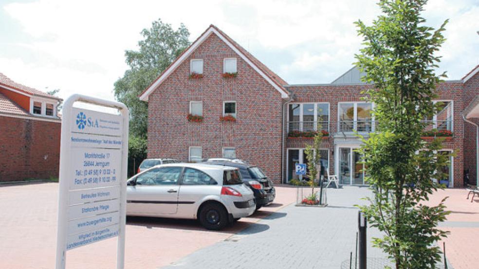 Das Altenheim »Auf der Wierde« plant Besuchspunkte, damit Bewohner ihre Angehörigen unter geschützten Bedingungen sehen können. © Archivfoto: Hoegen