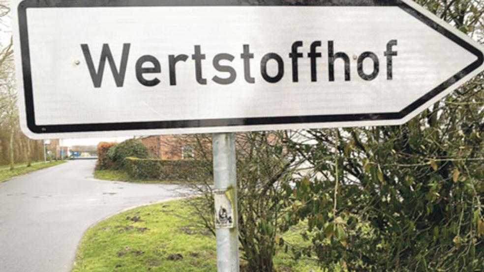 Der Wertstoffhof in Möhlenwarf bleibt weiter geschlossen.  © Foto: RZ-Archiv
