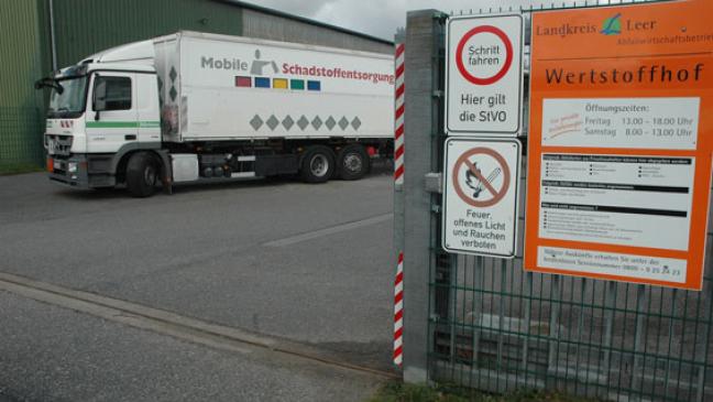 Wertstoffhöfe und Kompostwerk öffnen