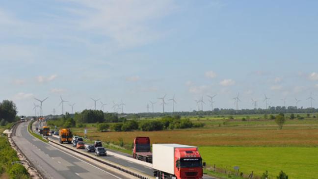 A 31: Sperrung in Fahrtrichtung Leer