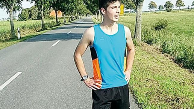 50 Kilometer pro Woche ist sein Ziel