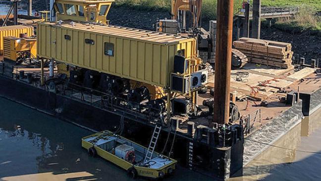 Schleuse zwei Jahre Baustelle