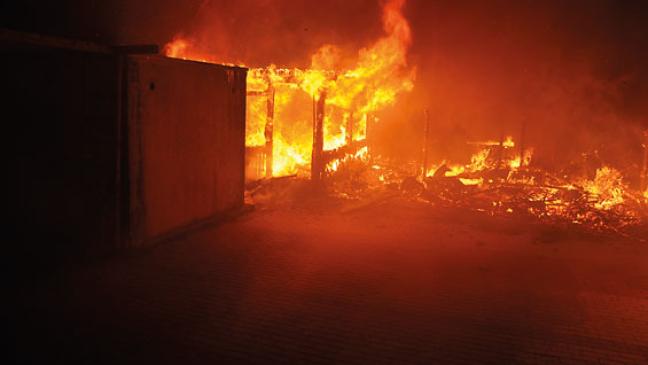 Haus nach Brand unbewohnbar