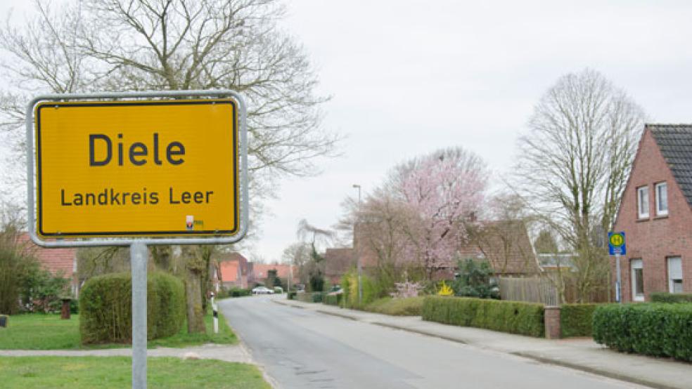 Die Ortsdurchfahrt in Diele wird erst ab dem 25. Mai erneuert. © Foto: Hanken