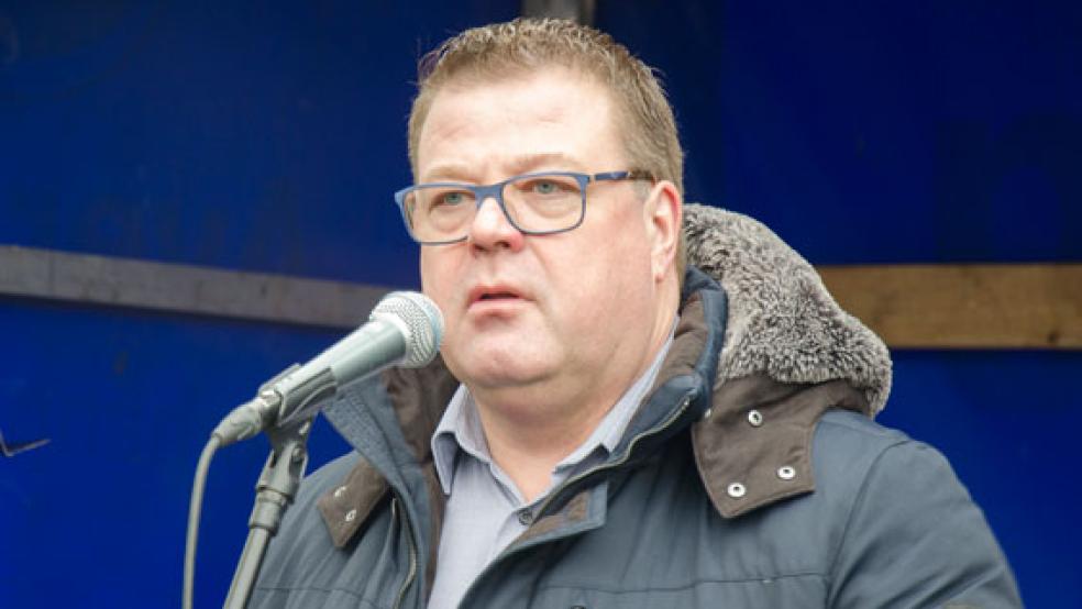 IG Metall-Chef Thomas Gelder (Bunde) will Antworten von der Leitung der Meyer Werft. © Archivfoto: Hanken