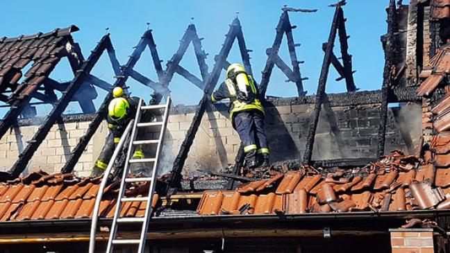 Feuerwehr konnte Wohnhaus retten