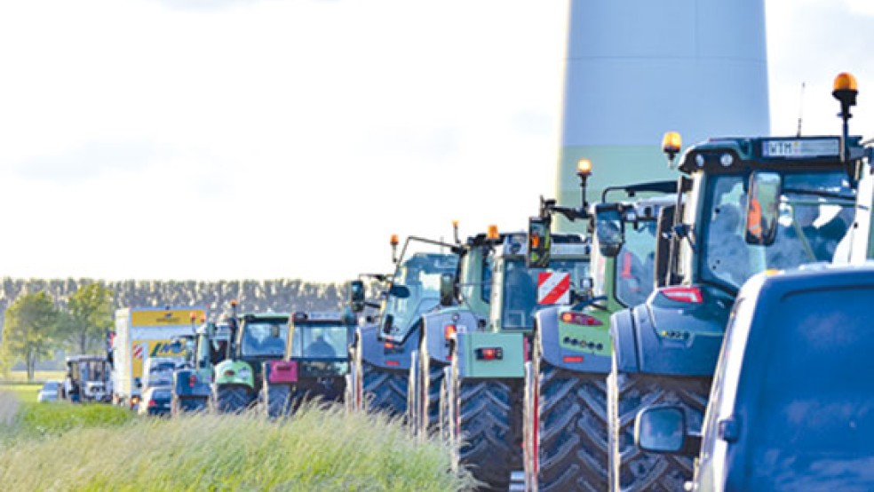 Trecker-Protest Auch Mit Rheiderländer Landwirten - Rheiderland Zeitung