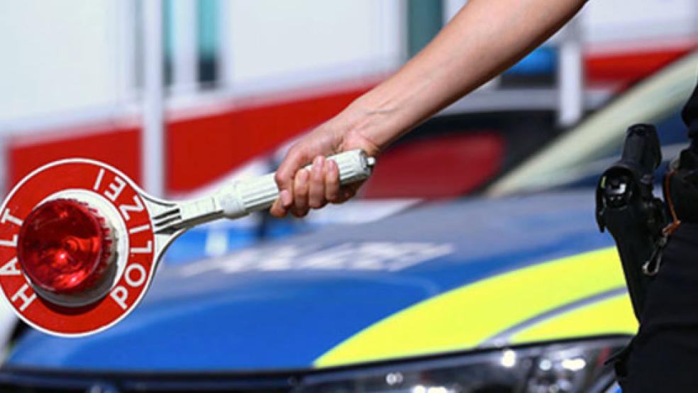 Die Polizei hat auf der Autobahn 28 bei Remels einen sturzbetrunkenen Autofahrer gestoppt. © Symbolfoto: Polizei