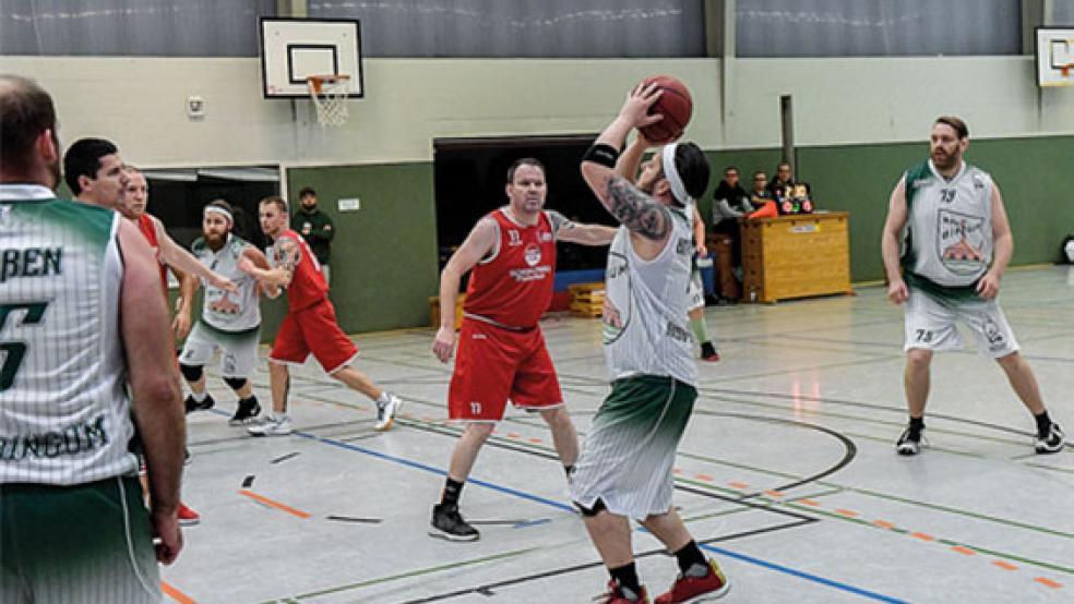 Die Basketballer des BSV Bingum dürfen zwar noch nicht wieder spielen, theoretisch aber wieder trainieren. Der Verein reagiert jedoch verhalten. © Foto: Bruins