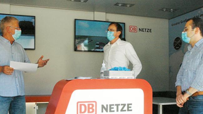 Interesse vor allem am Zeitplan der Bahn