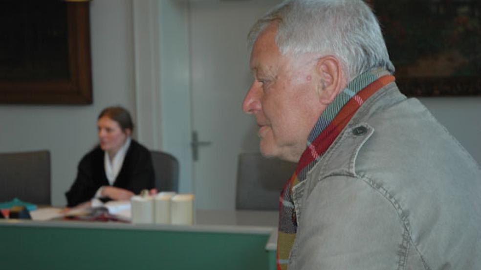 Der AWG-Kreistagsabgeordnete Gerd Koch muss sich erneut wegen des Vorwurfs der Volksverhetzung am Amtsgericht in Leer verantworten. © Foto: Szyska