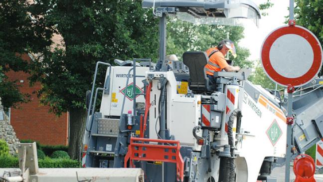 Dieler Straße zwei Tage nicht befahrbar