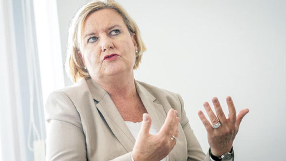 Die Aussetzung der Wehrpflicht im Jahr 2011 sei »ein Riesenfehler« gewesen, sagt die neue Wehrbeauftragte Högl. © Foto: Nietfeld (dpa)