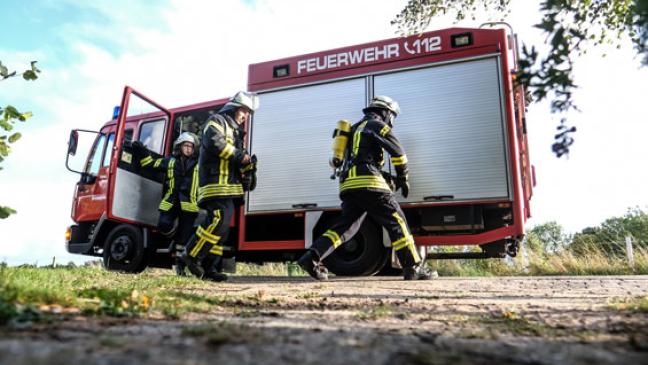 Rinder-Rettung  an der Bohrinsel
