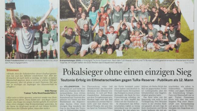 Stapelmoor und die Elfmeter