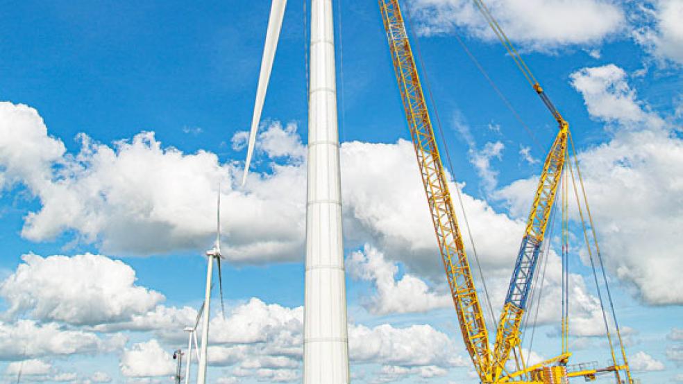 Der Prototyp hat eine Nabenhöhe von 120 Metern. © Foto: Enercon