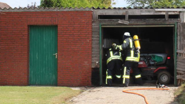 Garagenbrand in Holthusen