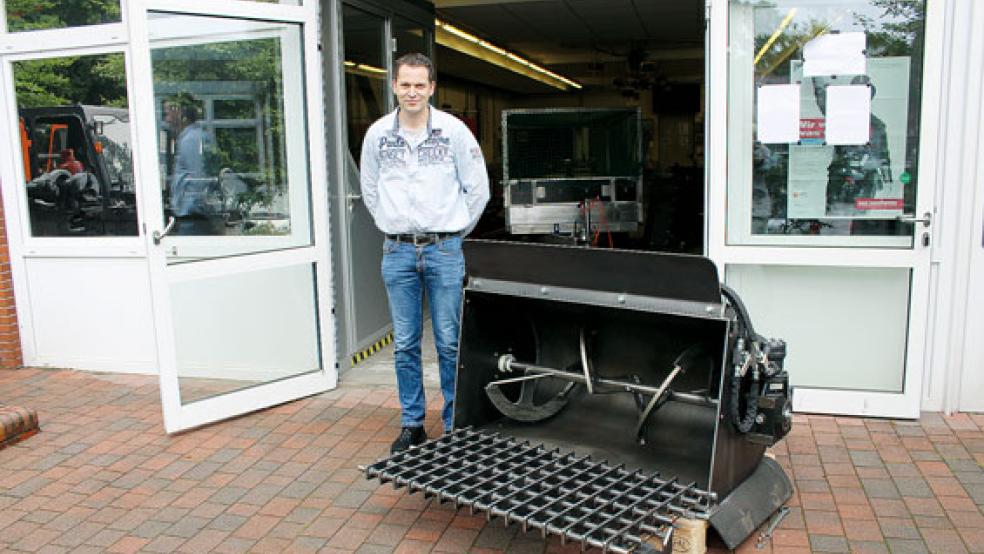 Kai Janssen aus Münkeboe ist neuer Metallbauermeister. © Foto: Handwerkskammer