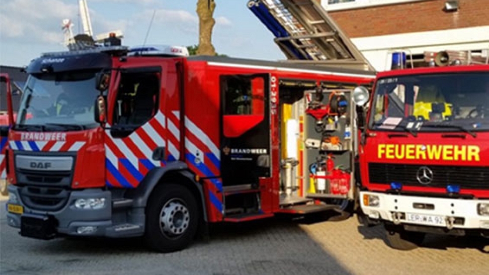 Immer wieder kommt es zu gegenseitigen Hilfeleistungen zwischen der Brandweer in Bad Nieuweschans und der Feuerwehr Bunde. © Foto: Feuerwehr Bunde