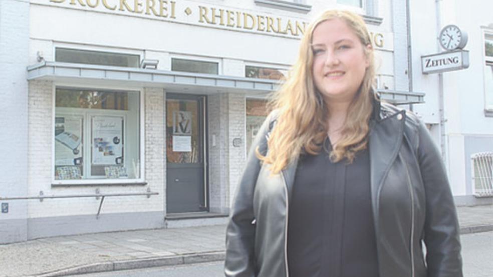 Ineke Appeldorn war bei der RZ zu Gast. Dort stellte sie ihren Freiwilligendienst in Rumänien vor und erklärte, weshalb sie sich ausgerechnet für diesen Land entschieden hat. © Foto: Berents