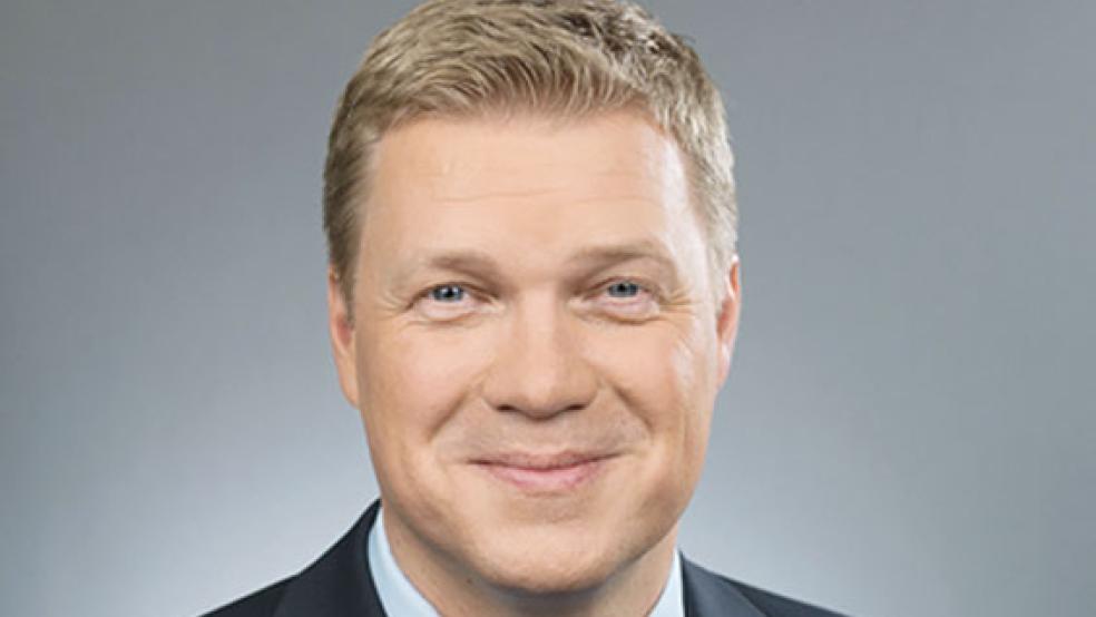 Ulf Thiele (CDU) wirbt für den Ostfrieslandplan.  © Foto: RZ-Archiv