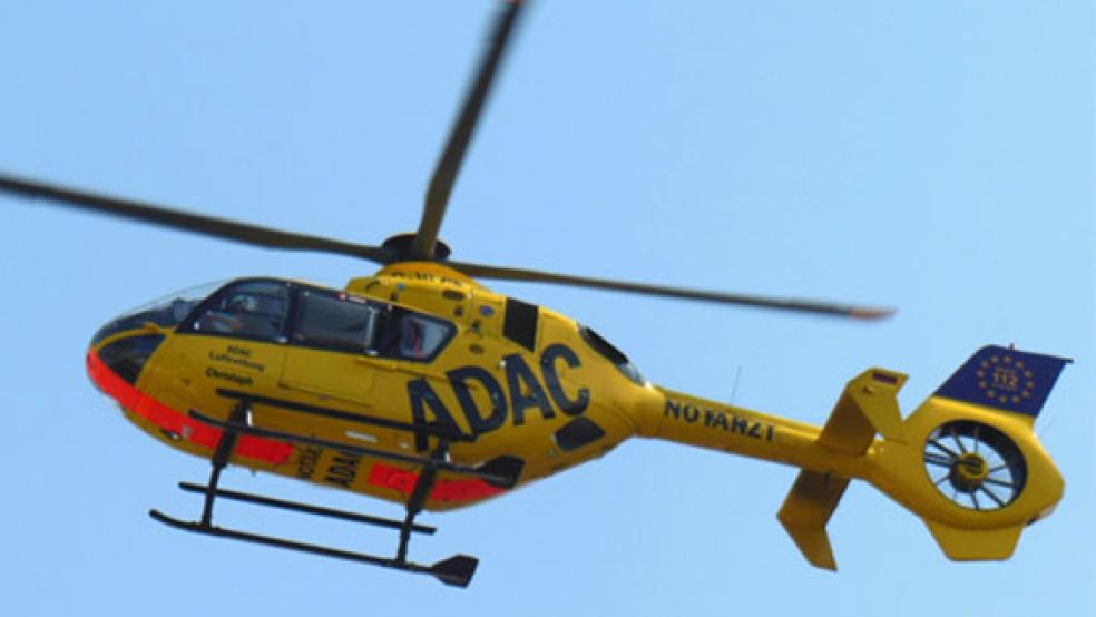 Mit einem Rettungshubschrauber wurde der 33-Jährige in ein Krankenhaus geflogen. Dort erlag er seinen Verletzungen. © Symbolfoto: Pixabay
