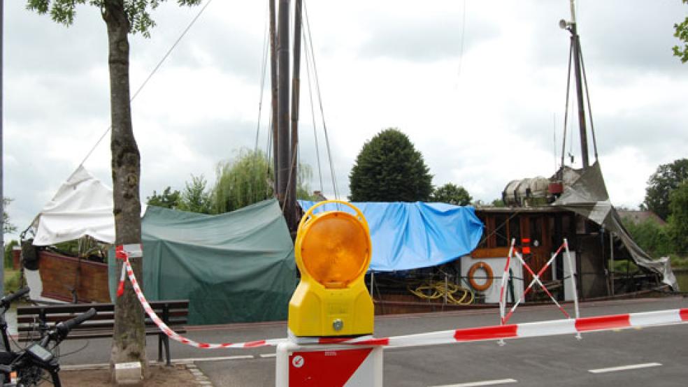 Der marode Kutter »Miltiades« soll am Freitag geborgen werden. © Foto: Hoegen