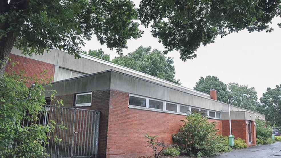 Die Turnhalle an der Oberschule an der Wiesenstraße wurde im Jahr 1962 erbaut. © Foto: Boelmann 