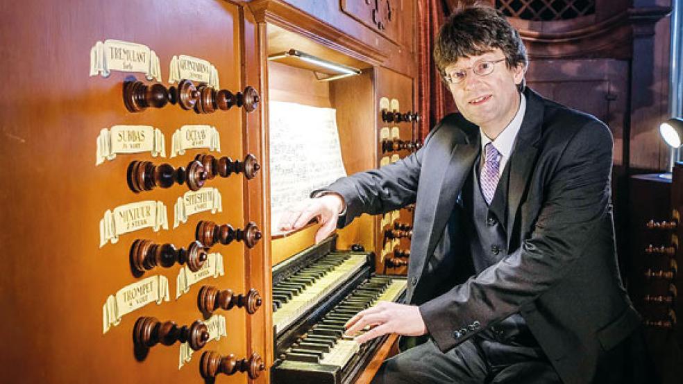 Gestaltet heute eine musikalische Andacht in der Georgskirche in Weener: Winfried Dahlke. © Foto: Jens Schulze