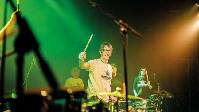 Ein »Rudeltrommeln« in Weener