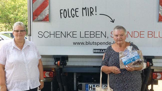 100. Blutspende von Rita Burk
