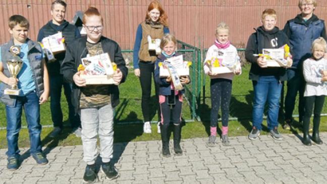 Nachwuchstalent Phillip Westermann sammelte Titel für den Rassekaninchenzuchtverein I 57 Weener