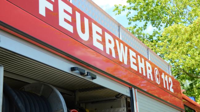 Feuerwehr im Brennstoffwerk im Einsatz