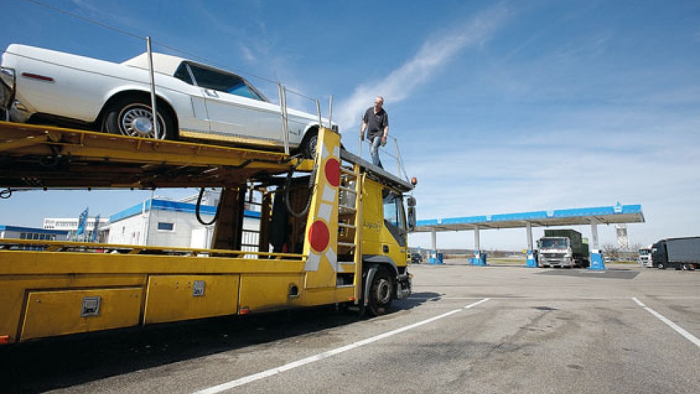 Die geplante Tankstelle der Aral AG an der Autobahn-Abfahrt in Bunde soll für die Bedürfnisse der Lkw-Fahrer ausgelegt werden. © Symbolfoto: Aral AG