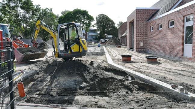 Fortschritte am Mehrzweck-Bau in Verlaat