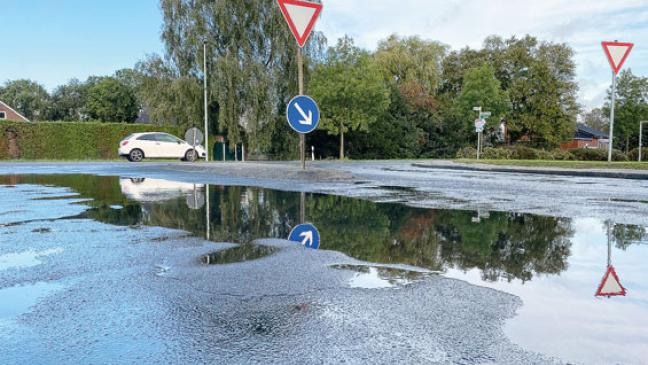 Neue Asphaltdecke für Ziegeleistraße