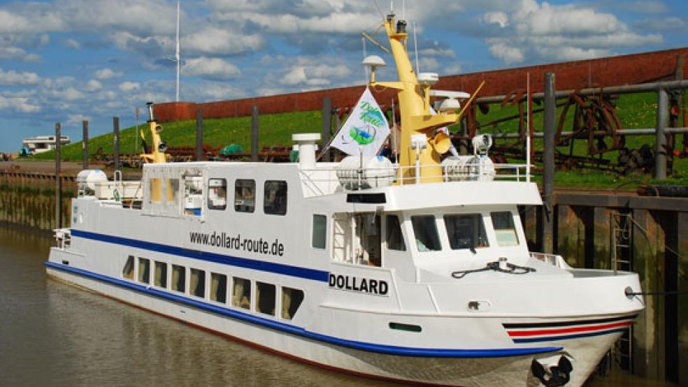 Geht bald in Winterpause: Die »MS Dollard« startet Mittwoch zur letzten Saisonfahrt. © Foto: RZ-Archiv
