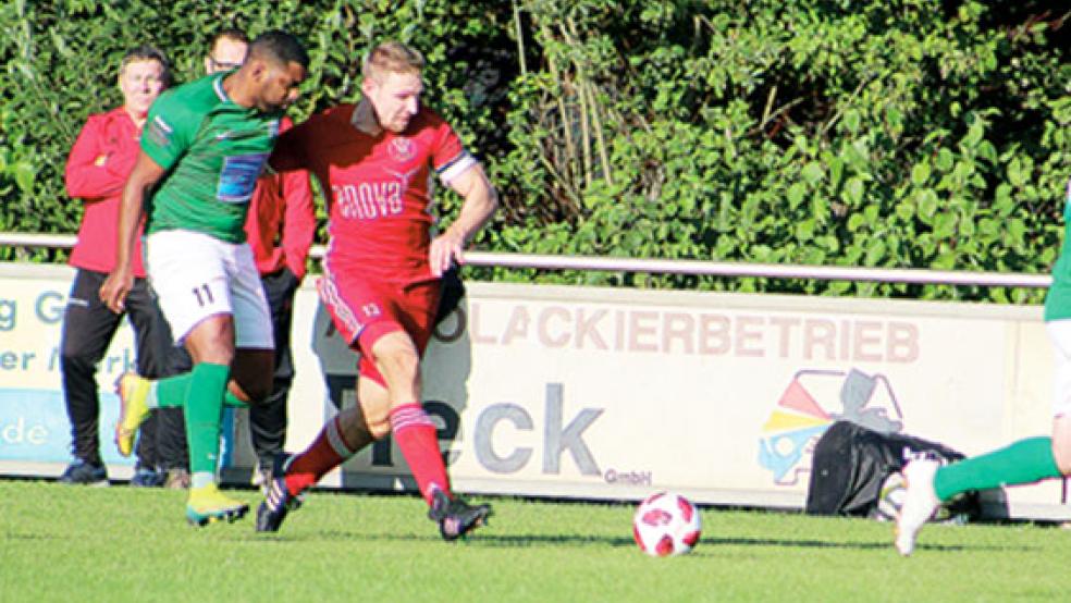 Eike Schmidt war gegen den SV SF Larrelt an allen fünf Treffern seiner Mannschaft direkt beteiligt. © Foto: Berents