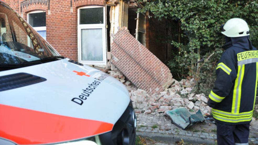 Eine Spur der Verwüstung blieb nach dem schweren Unfall am 13. September in Hatzum. © Foto: Wolters