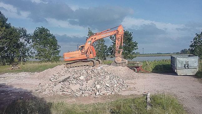 Vom Zieglerhaus bleiben nur Klinkersteine übrig