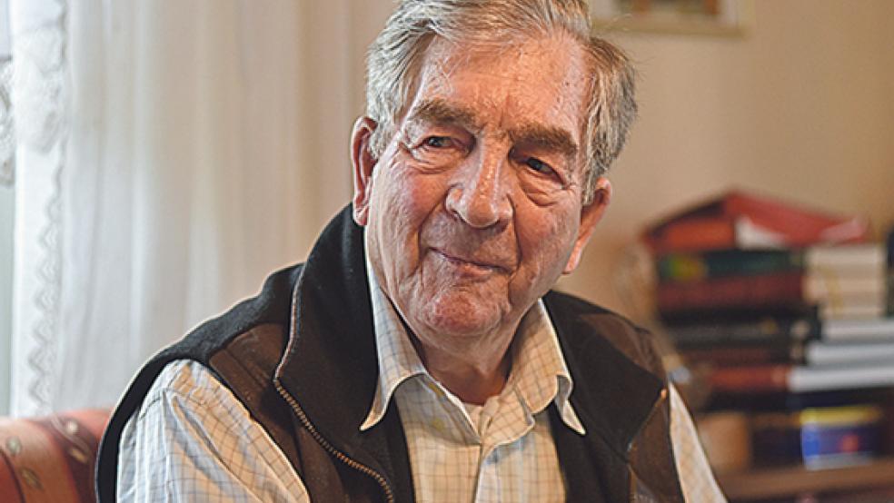 Blickt auf ein bewegtes Leben zurück: Ahlrich Wilhelm Bents aus Bunderhee. © Foto: Stefan Wiemker